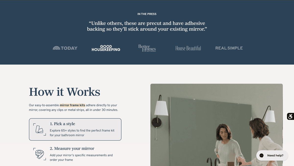 Mirrormate project screenshot - Platform Features & UI